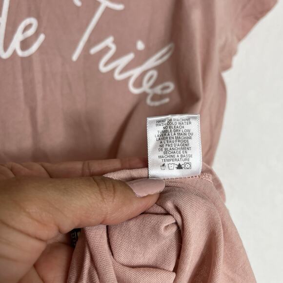 Wildfox Made In Los Angeles “Bride Tribe” Tee Nude color, Size S, short sleeve - Picture 4 of 6